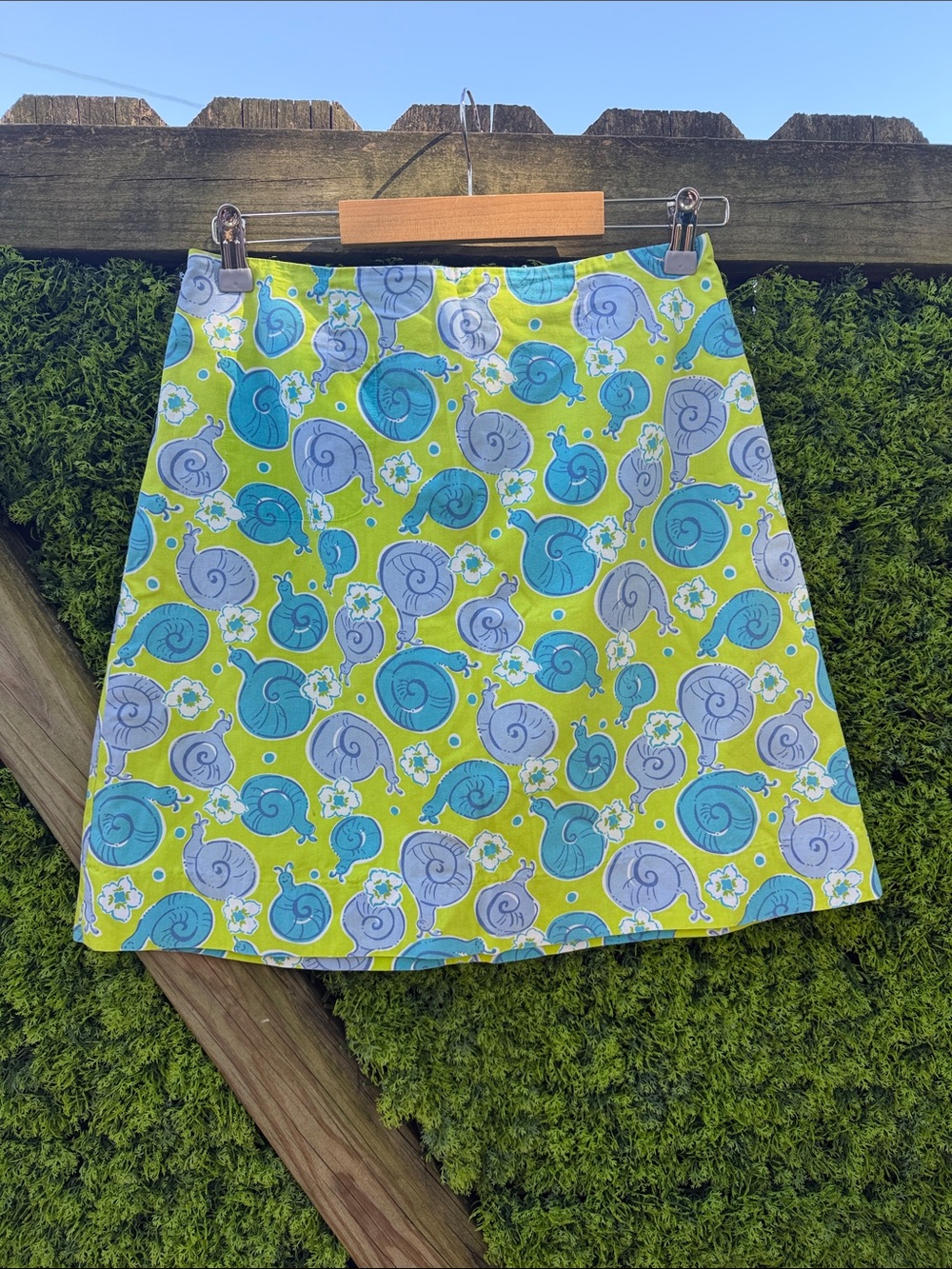 Lilly Pulitzer Snail Print Skirt